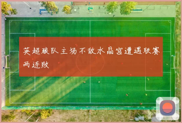 英超狼队主场不敌水晶宫遭遇联赛两连败